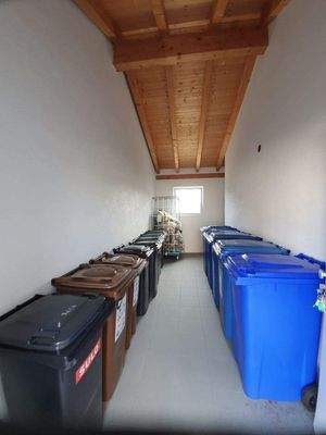 Entsorgungsraum im Anbau