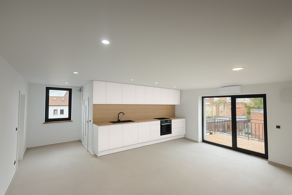 Beispiel Wohnraum mit Küchenzeile