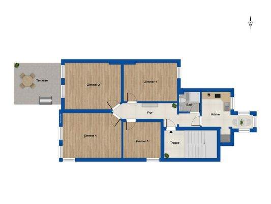 Grundriss - Erdgeschoss