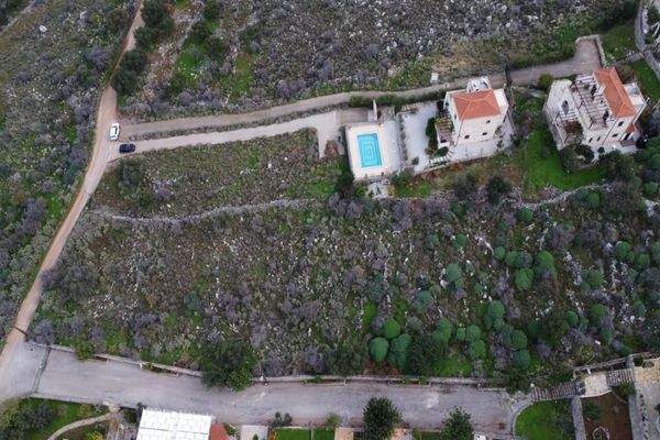 Kreta, Kokkino Chorio: Weitläufiges Gelände mit spektakulärem Meerblick zu verkaufen