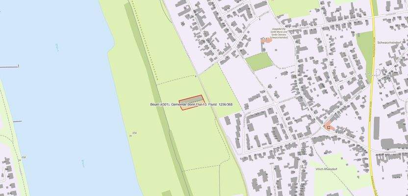 Lage des Grundstücks 1