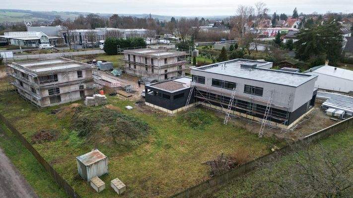 Ansicht Doppelhaushälften