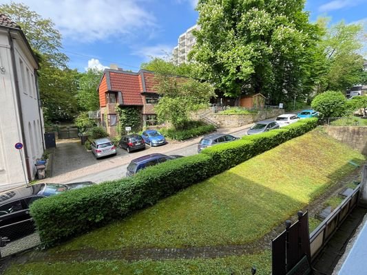 Ausblick vom Balkon