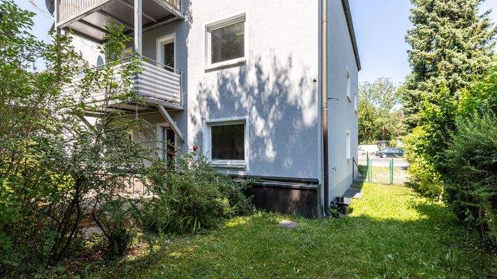 Blick auf die Terrasse