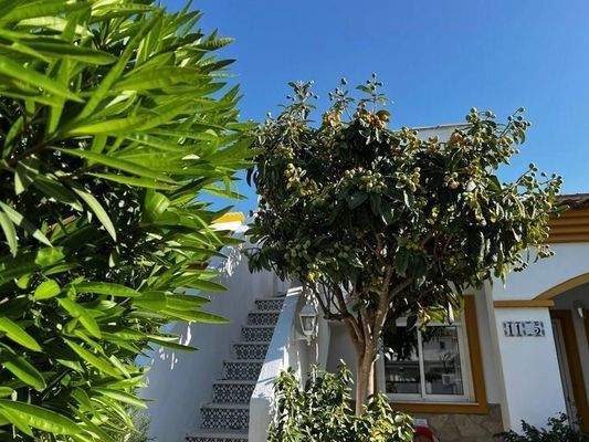 Treppe zur Wohnung im OG