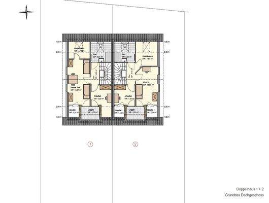 Grundriss Dachgeschoss