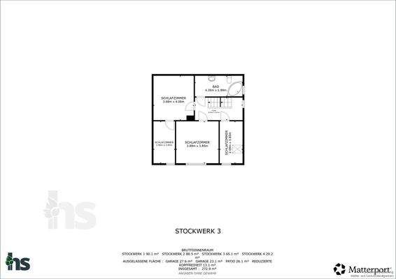Grundriss - Obergeschoss