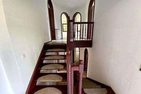 Treppe als Split-Level-Aufbau