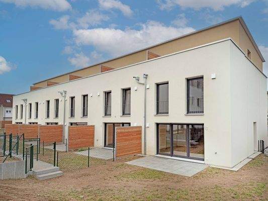 Reihenendhäuser Rückansicht