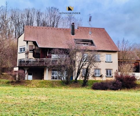 Hausansicht vom Garten