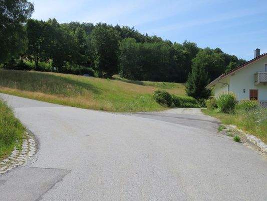 Zufahrt zum Bauplatz  
