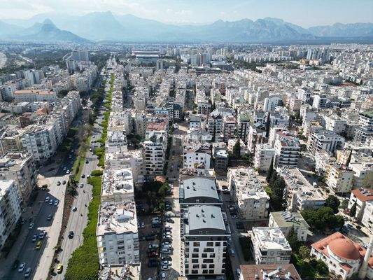 2-Bedroom New Flat with Balcony in Muratpaşa Antalya