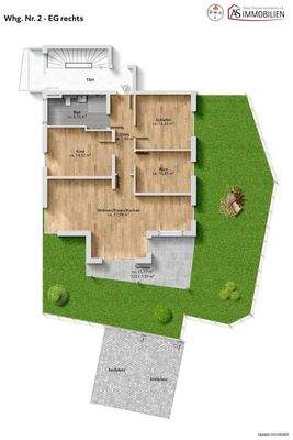 Grundriss unmöbliert