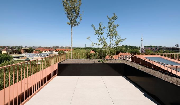 Dachterrasse für alle Bewohner