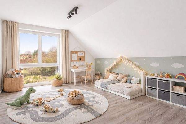 Kinderzimmer 2 möbliert DG