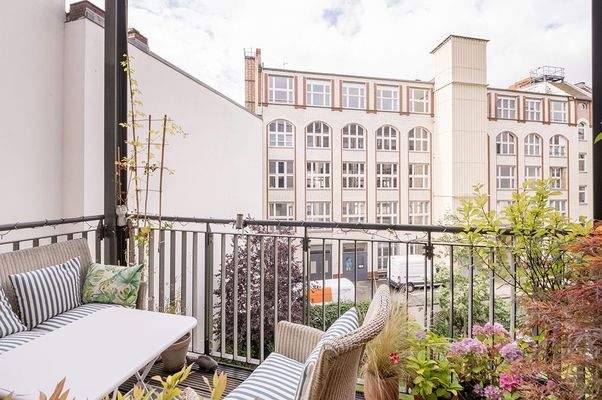 Balkon mit Südwestausrichtung