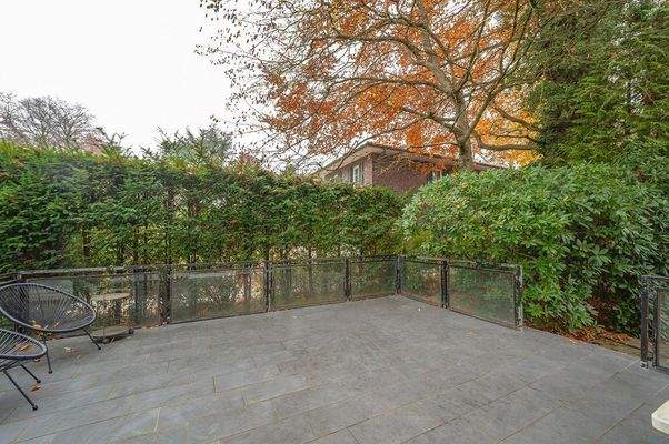 Terrasse mit Ostausrichtung