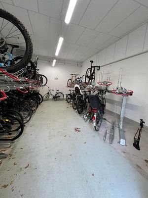 Fahrradabstellabteil
