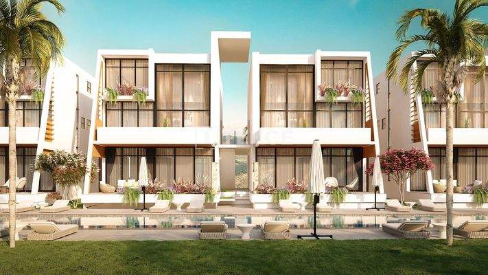Seafront Flats for Sale in a Developed Complex in Tatlısu