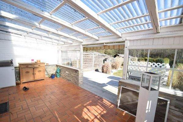 überdachte Terrasse