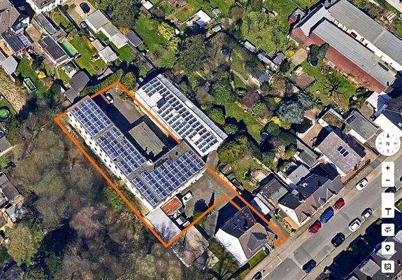 Vogelperspektive von Süden