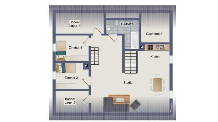 2. Obergeschoss Haus-Nr. 5