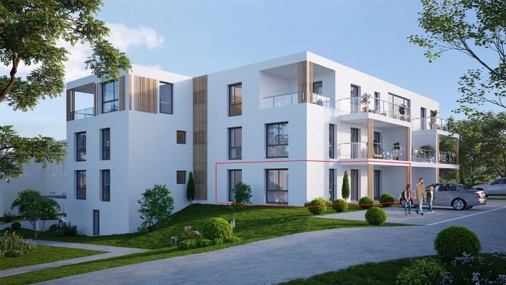 Visualisierung - Lage der Wohnung 5