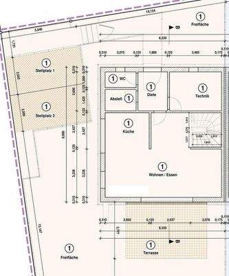 Grundriss EG mit Außenbereich
