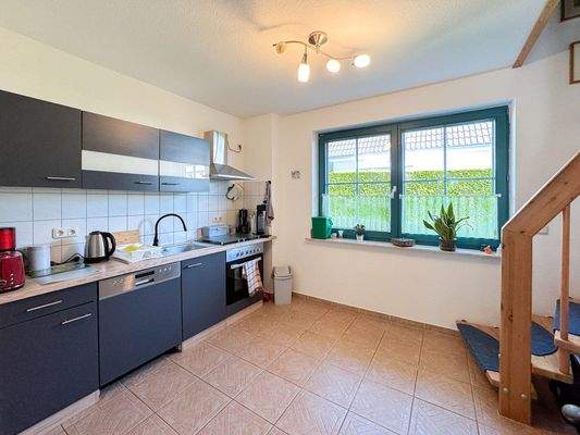 Die Küche in der zweiten Wohneinheit