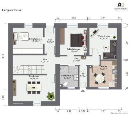 Immobilienperle Veronika Löffler - Grundriss - Erdgeschoss