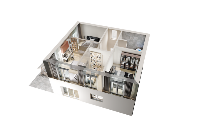 Dollhouse Obergeschoss