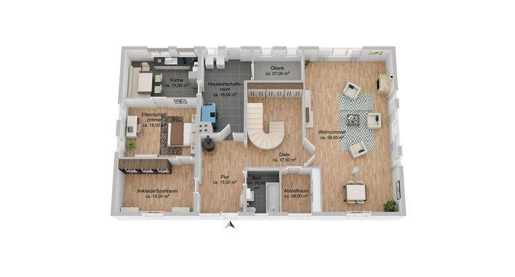 Grundriss Erdgeschoss