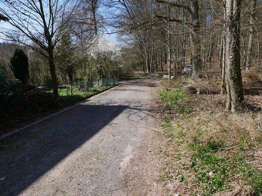 öffentlicher Weg von oben