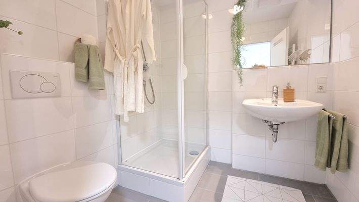 Duschbad im Untergeschoss