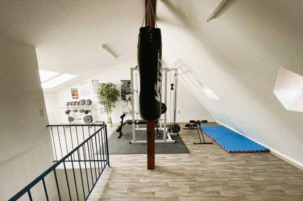 Fitness im Dachgeschoss