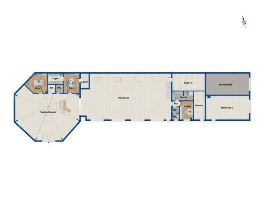 Grundriss Gewerbe EG