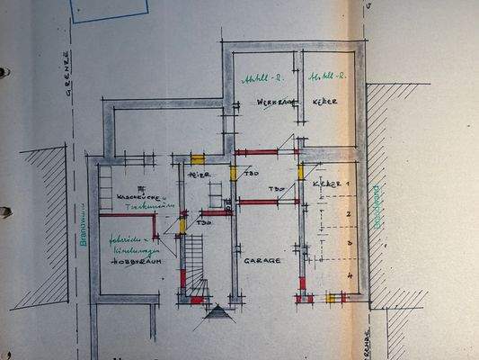 Grundriss Hinterhaus Keller
