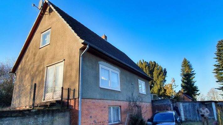 Gartenansicht, Eingang Souterrain