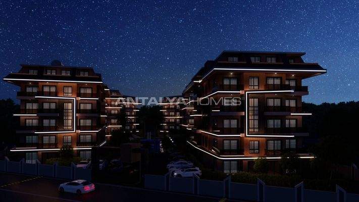 Chic Apartments Intertwined the Nature in Alanya Oba