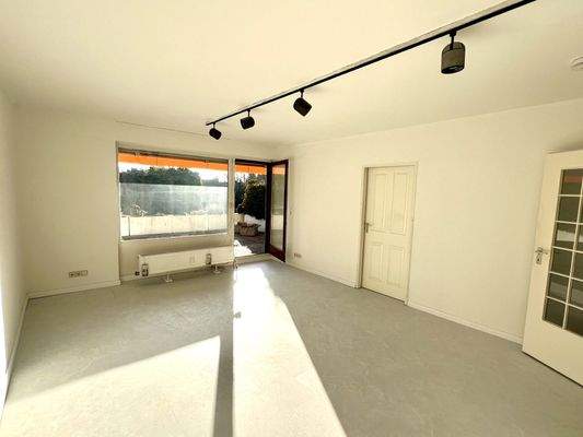 Wohnzimmer mit Terrassenzugang