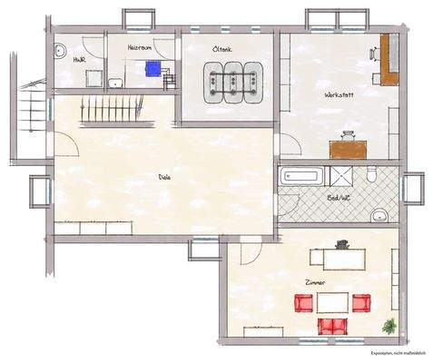 Keller- bzw. Untergeschoss