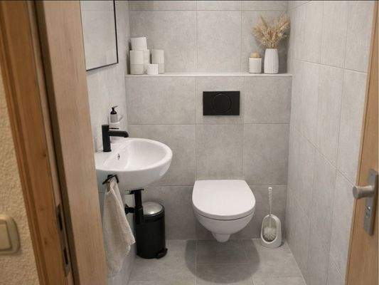 Gäste-WC Visualisiert