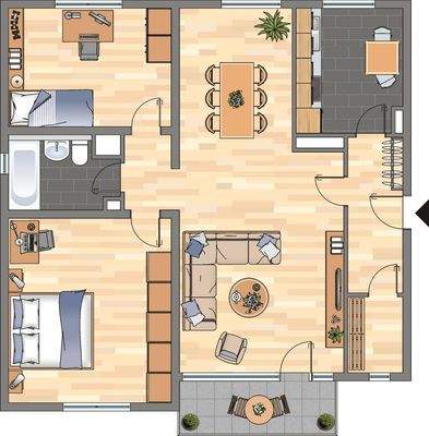 Lessingstraße 14 Grundriss