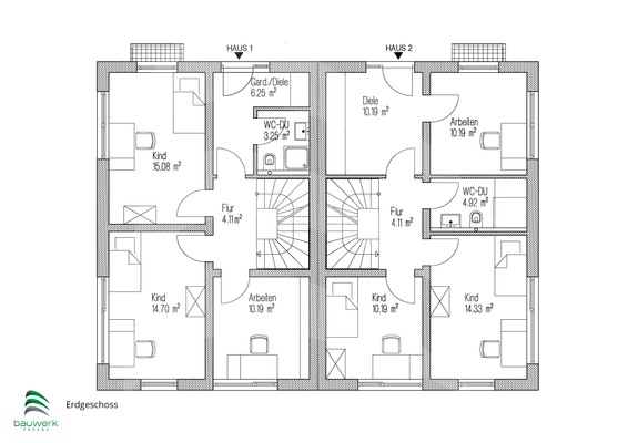 Grundriss EG (mit DG)