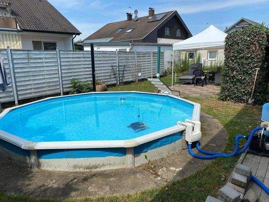 Garten, Freisitz und Pool