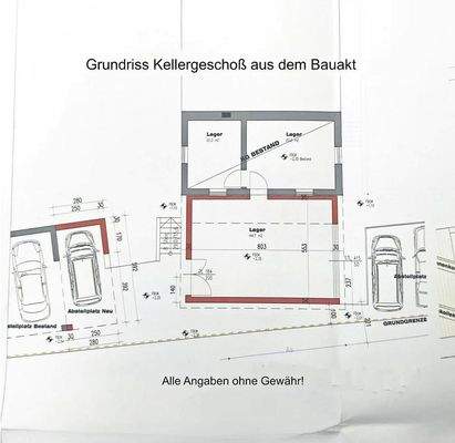 Grundriss Kellergeschoss