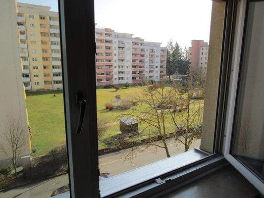 Blick vom Schlafzimmer