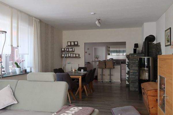 Blick auf den Essbereich EG