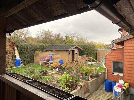 Blick auf den Garten