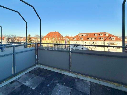 Balkon in Ost-Ausrichtung